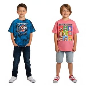 Pair of Boy's Mario T-shirts